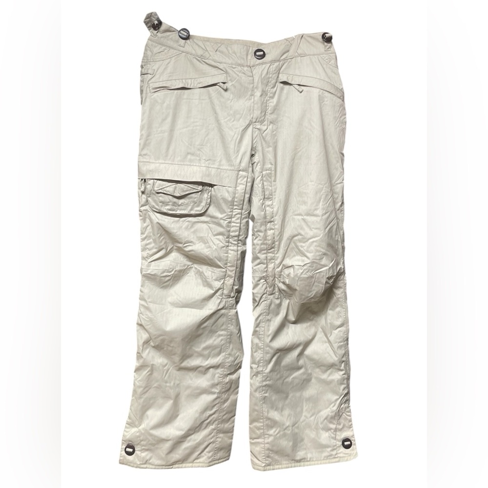 Women’s Sepia Snowboard Snow Ski Cream Cargo Insulated Waterproof Pants, M